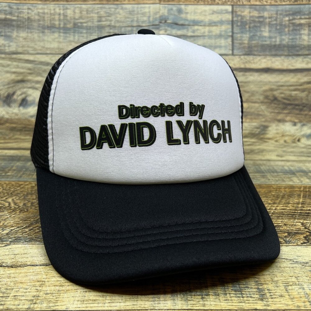 NWOT David Lynch Black and White Trucker Hat